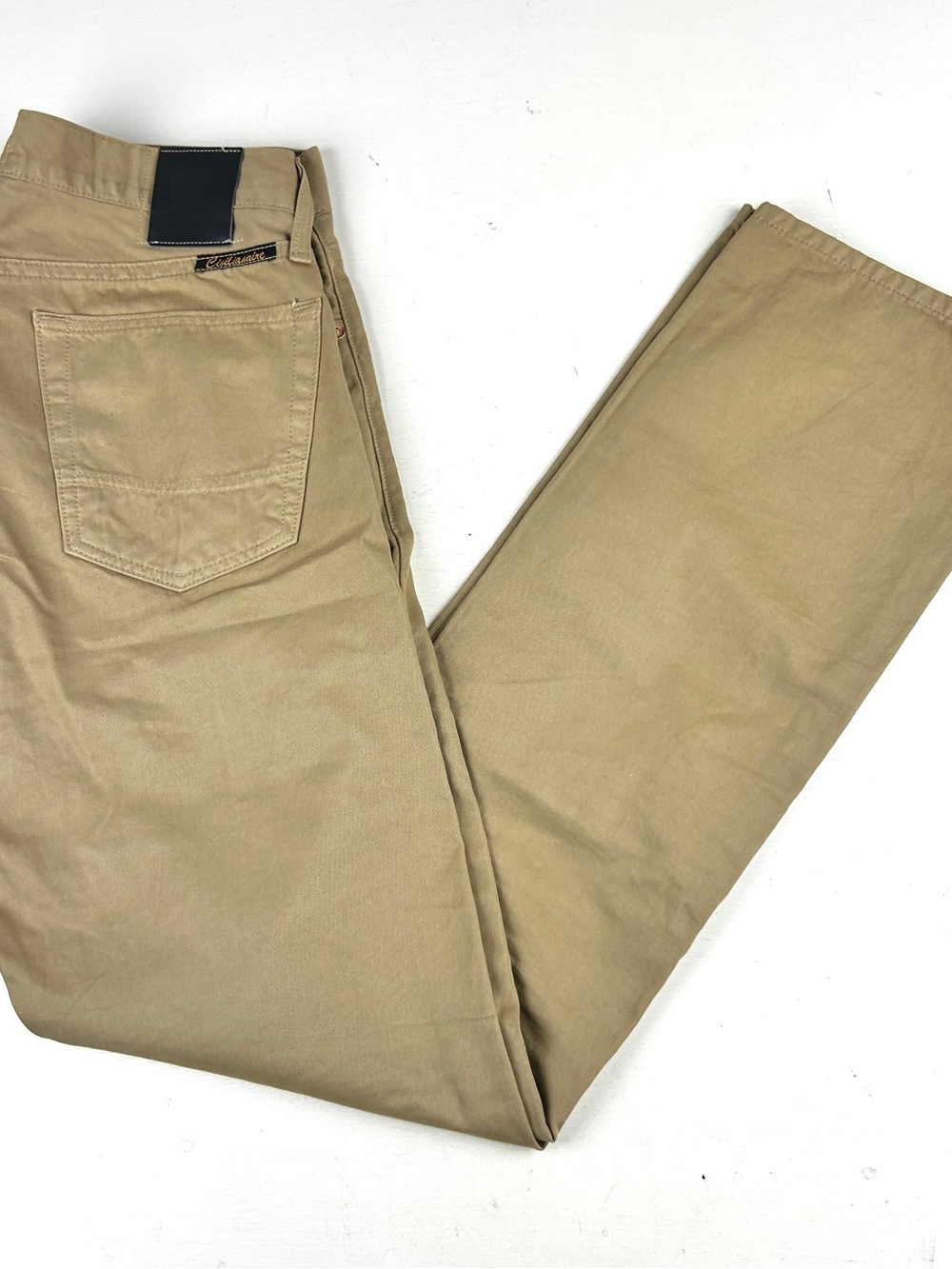 Civilianaire Japanese Cotton Chino Pants Mens 32 X 32 Khaki Made in USA